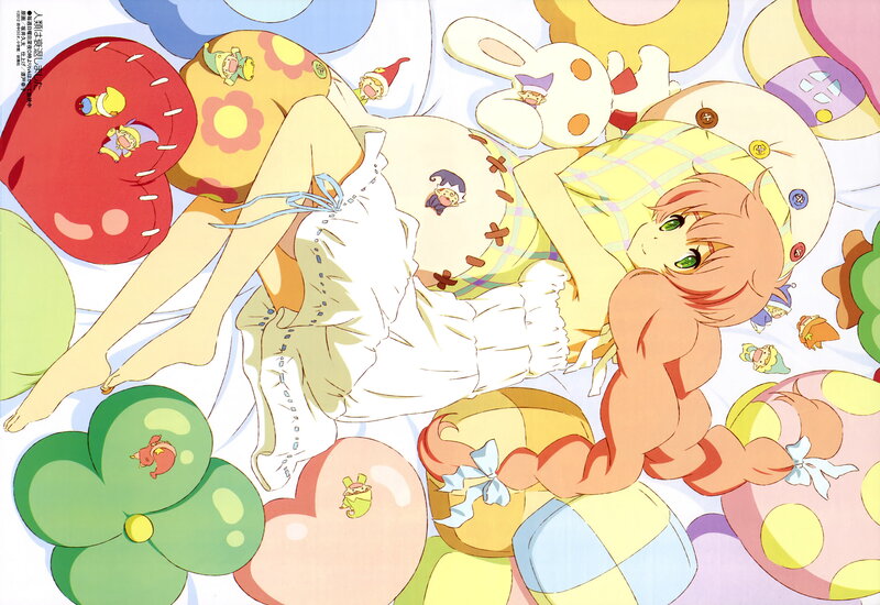 Anime Girl Sleeping — Yellow, Peaceful