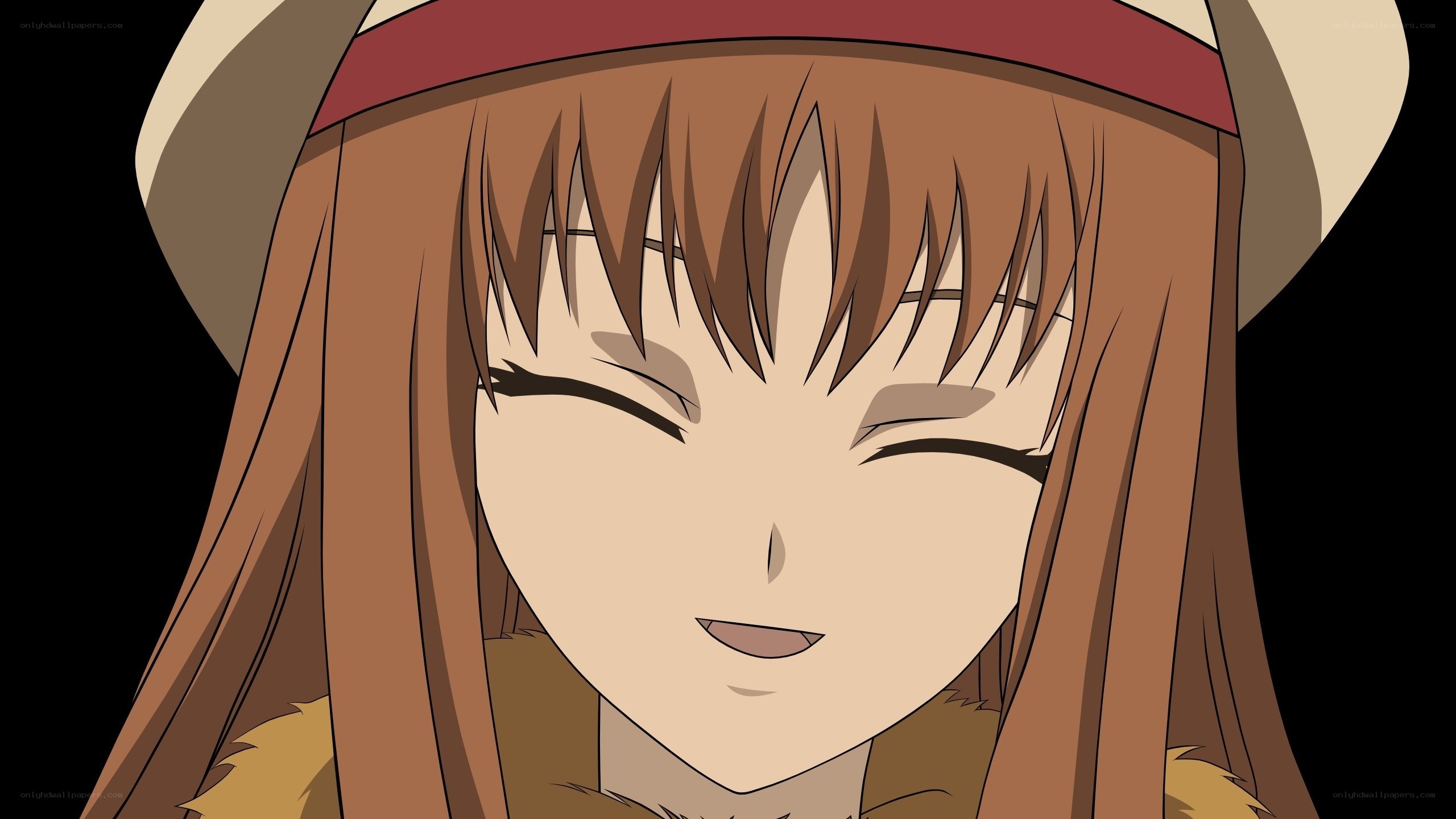 anime girl smiling