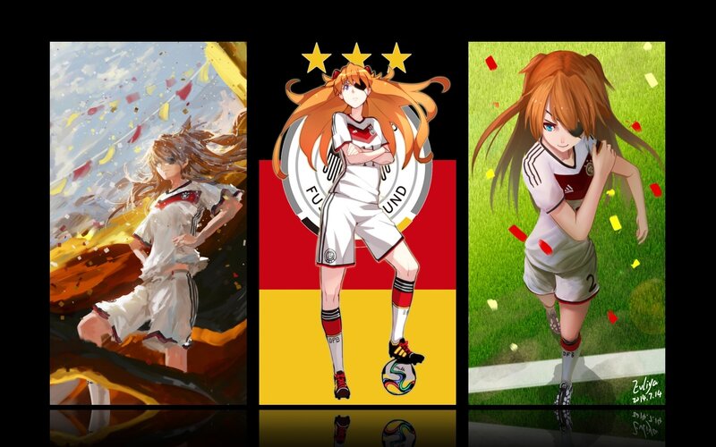 Anime Girl Soccer Player