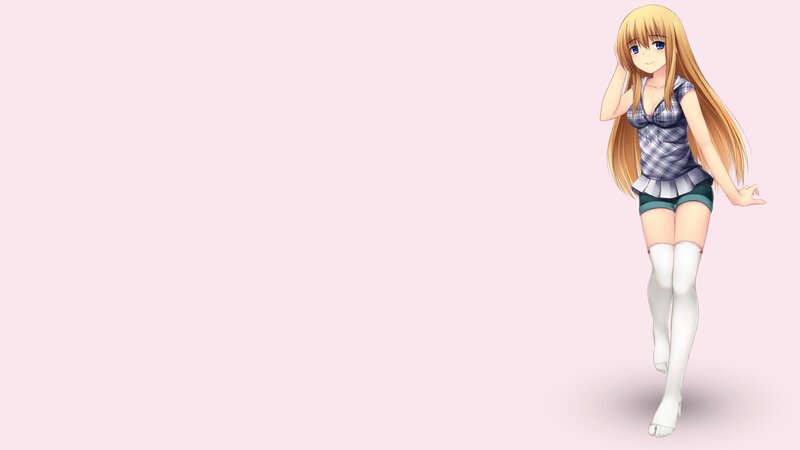 Anime Girl Standing — Pink