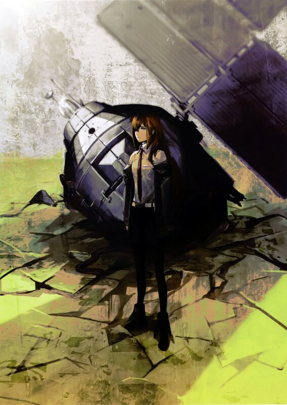Anime Girl Standing — Yellow