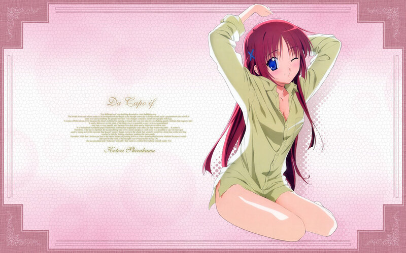 Anime Girl Stretching — Pink