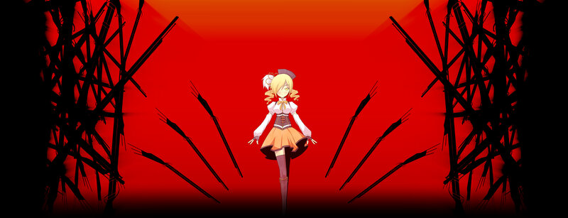 Anime girl surrounded by spears