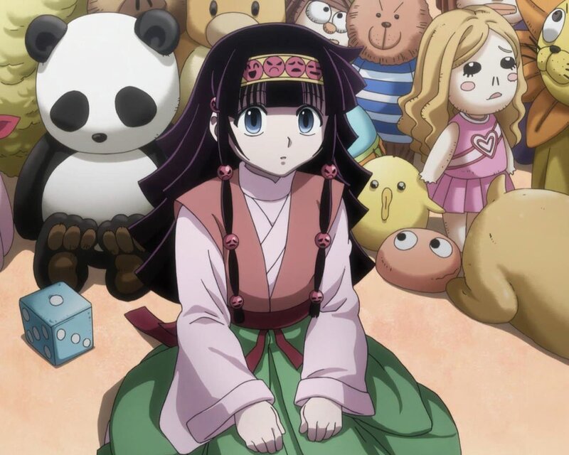 Anime Girl Surrounded by Toys — Green