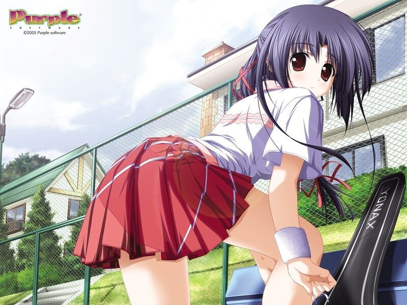 anime girl tennis player
