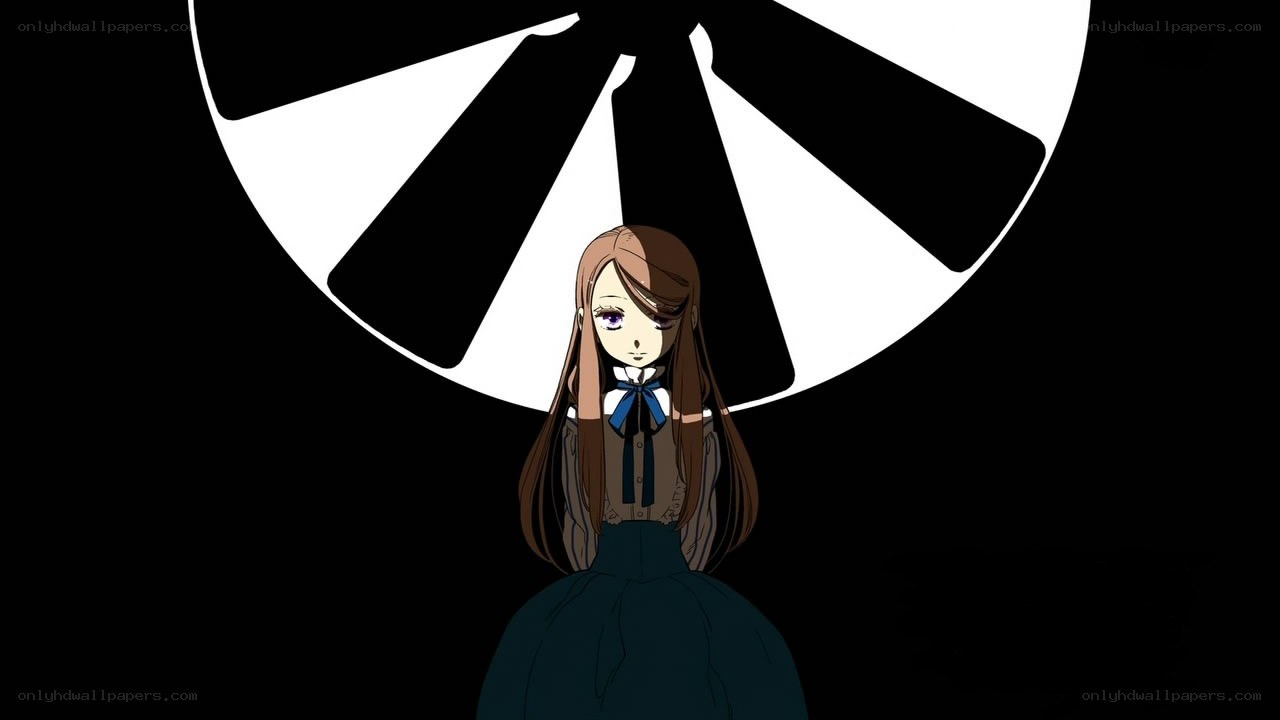 anime girl under spotlight