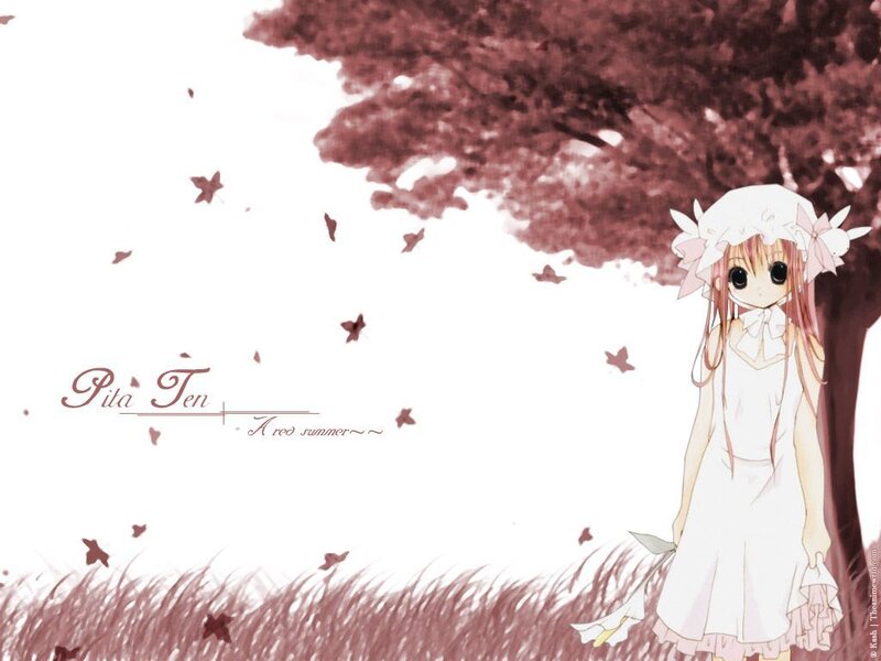 Anime Girl under Tree