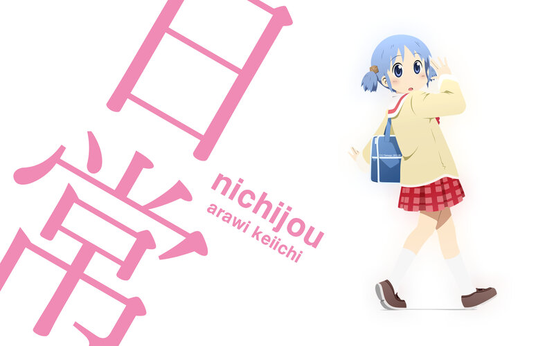 Anime girl walking with backpack