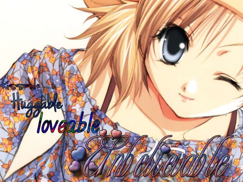 Anime Girl Winking — Blue, Playful, Manga
