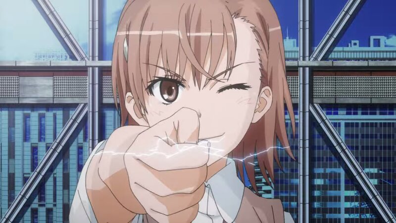 Anime Girl Winking — Brown, Playful, Night