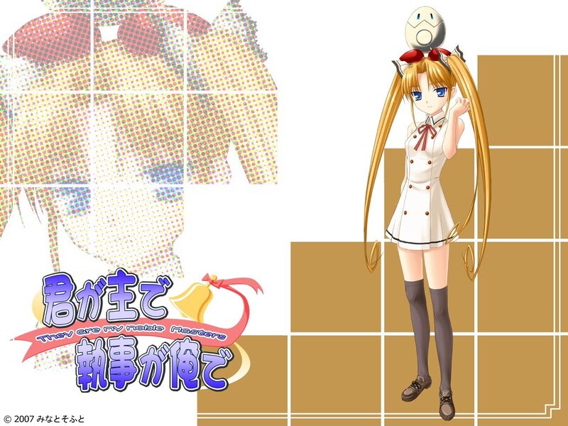 Anime girl with a robot head