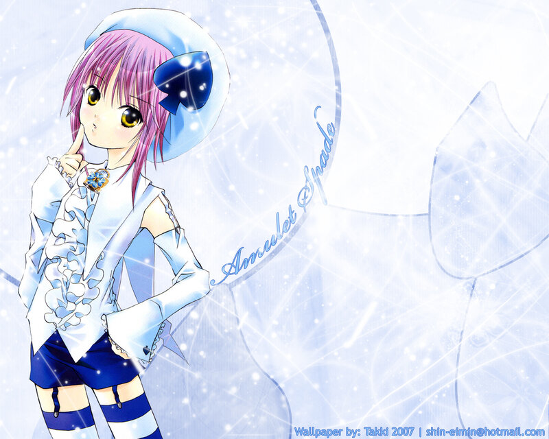 anime girl with amulet spade