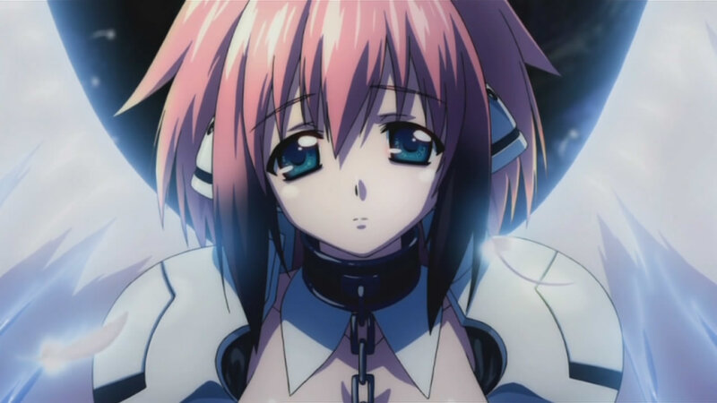 anime girl with angel wings
