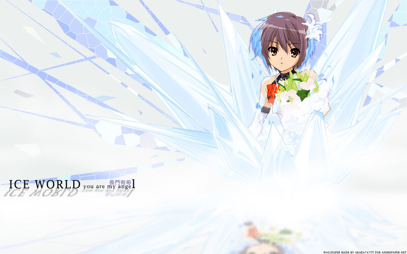 anime girl with angel wings