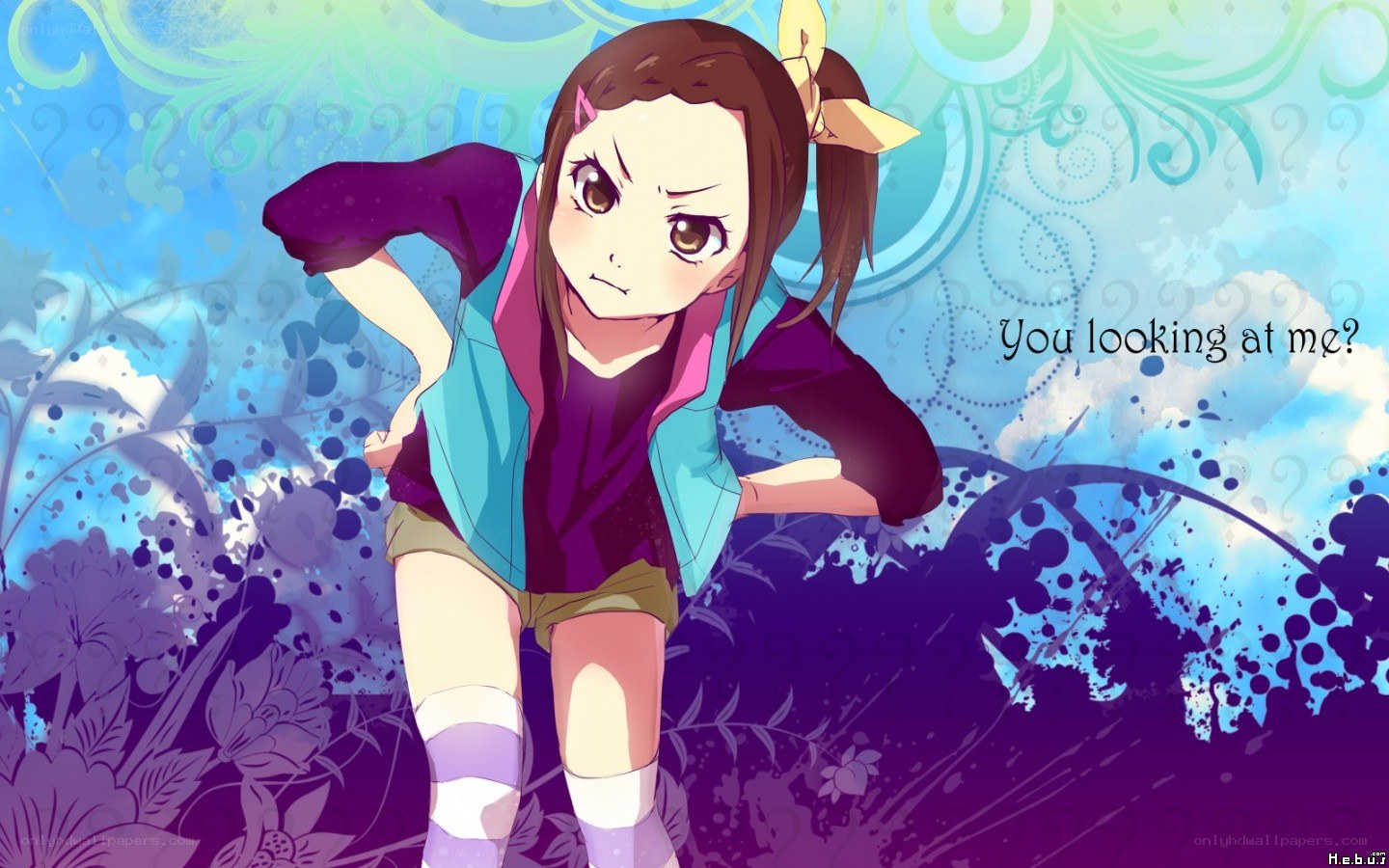 anime girl with angry expression