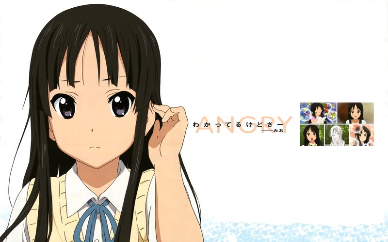 anime girl with angry expression
