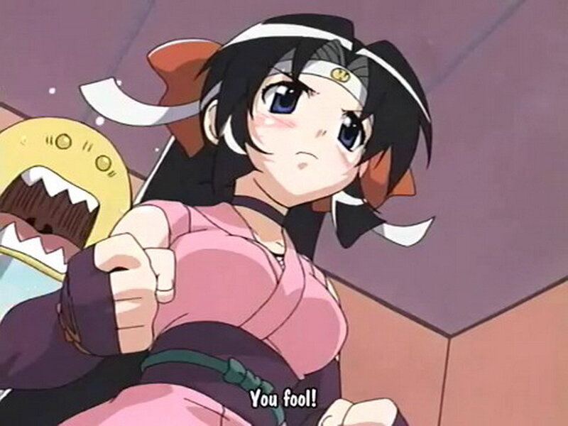 anime girl with angry expression
