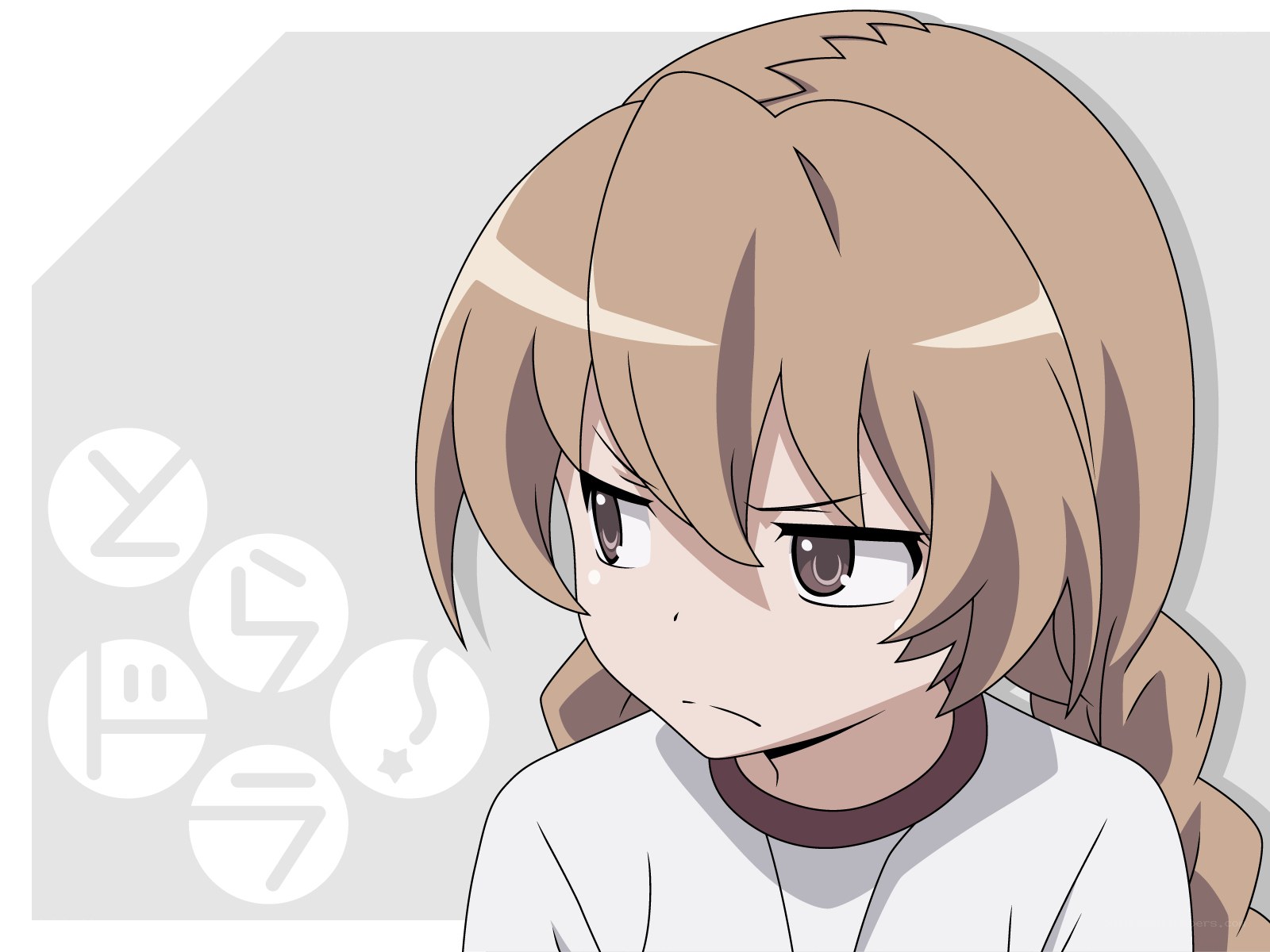 anime girl with angry expression
