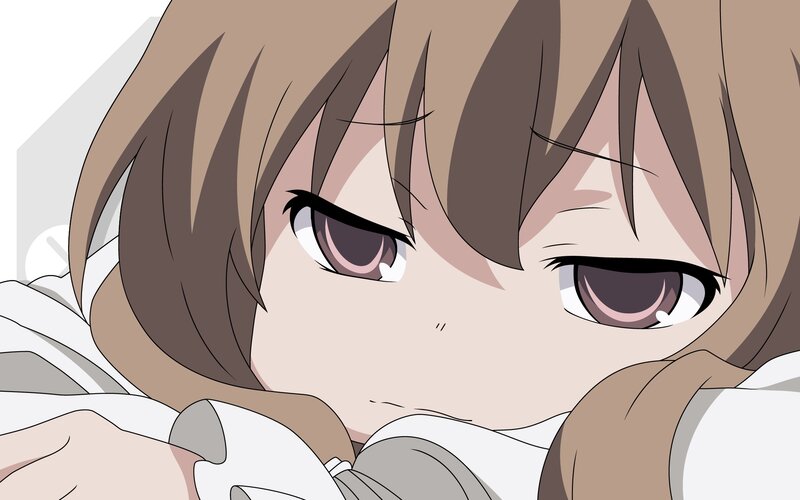anime girl with angry eyes