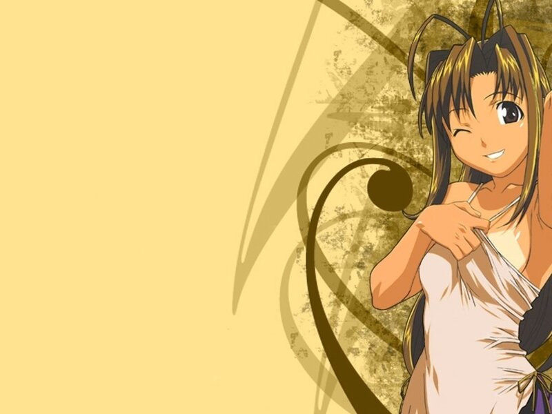 anime girl with antennae