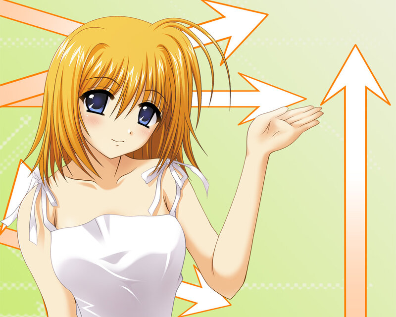 anime girl with arrows
