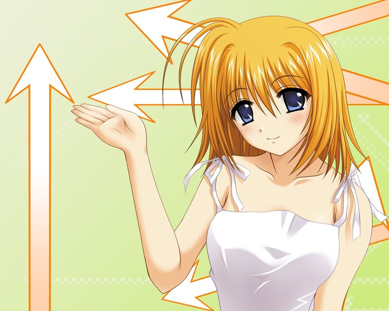 anime girl with arrows