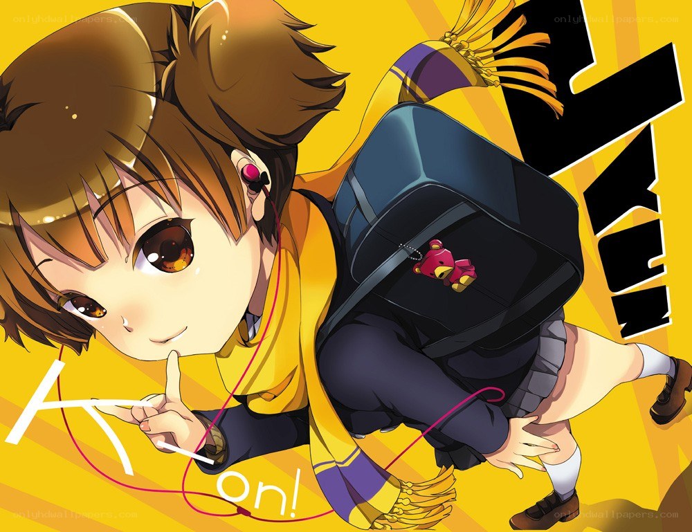 anime girl with backpack