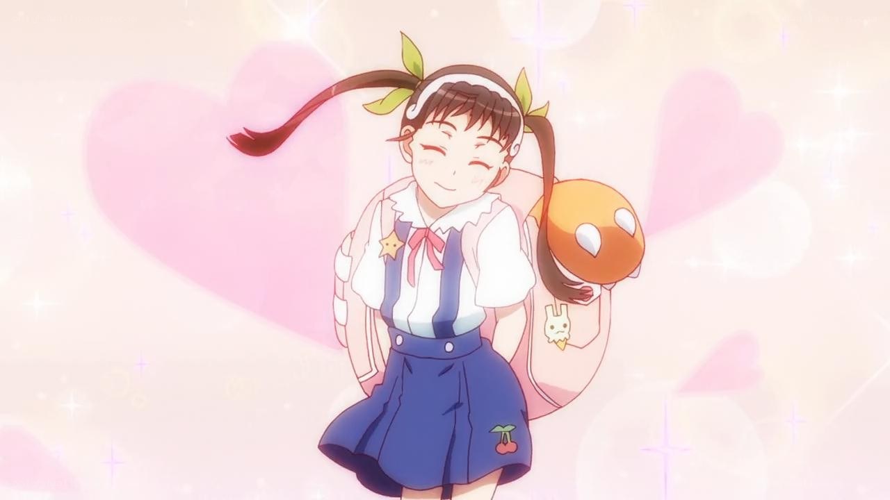 anime girl with backpack