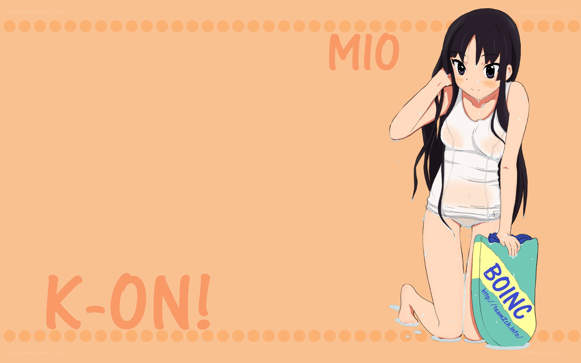 anime girl with bag