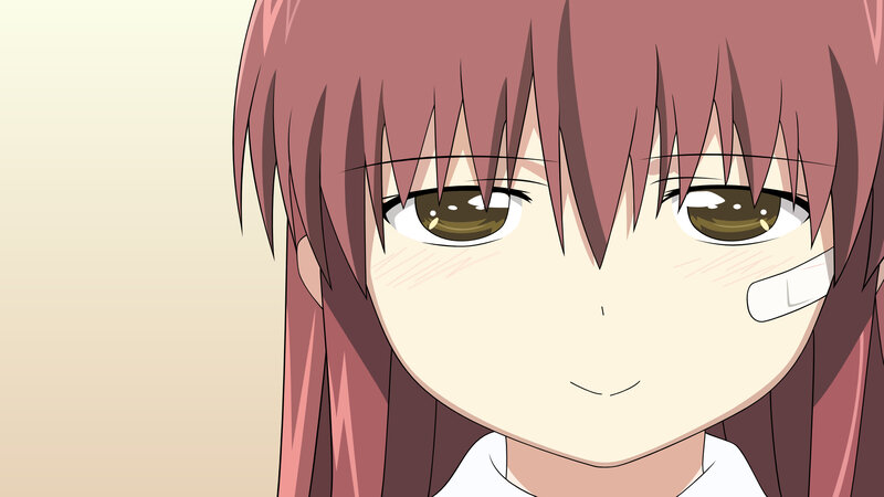 anime girl with bandage