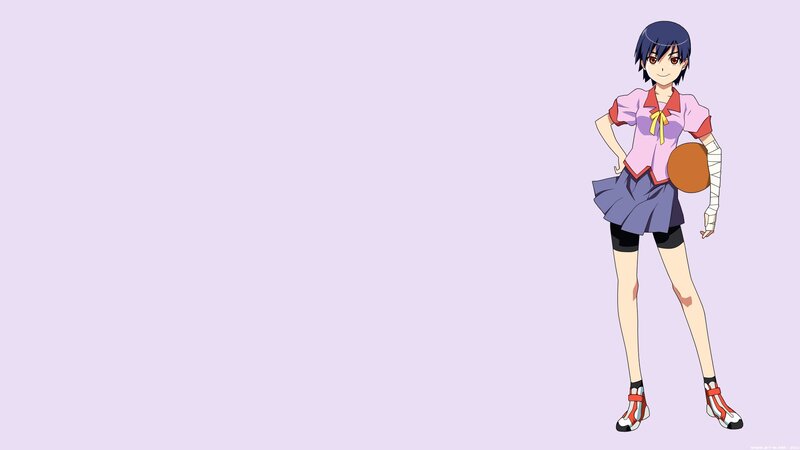 anime girl with bandaged arm