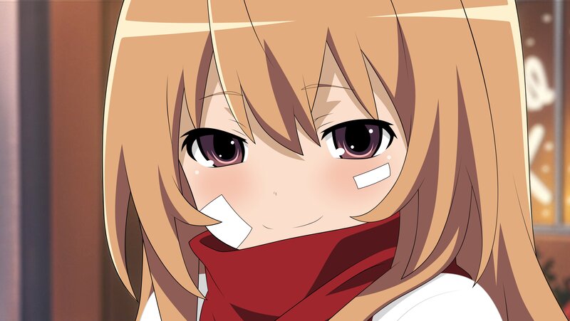 anime girl with bandages