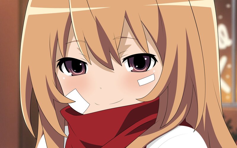 anime girl with bandages