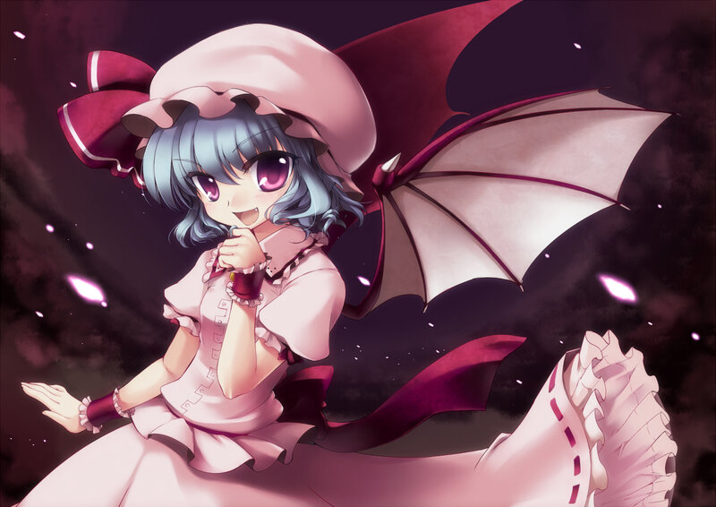 anime girl with bat wings