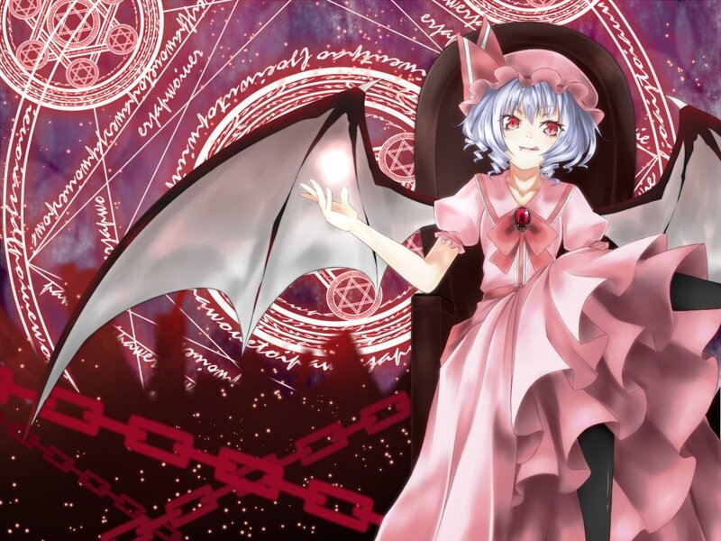 anime girl with bat wings