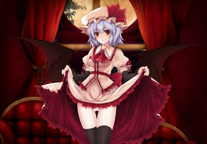 anime girl with bat wings