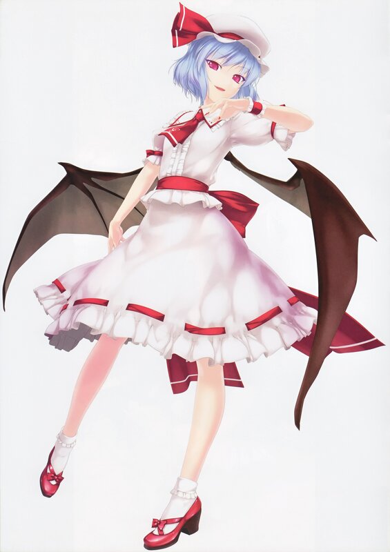 anime girl with bat wings