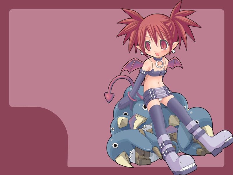 anime girl with bat wings