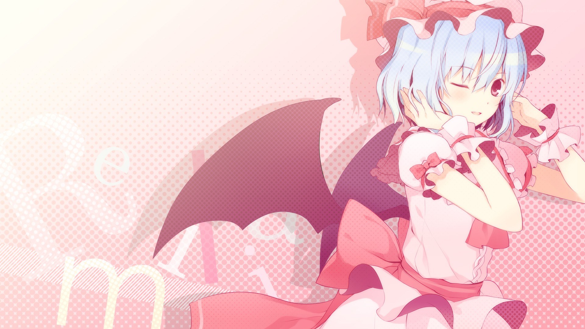 anime girl with bat wings
