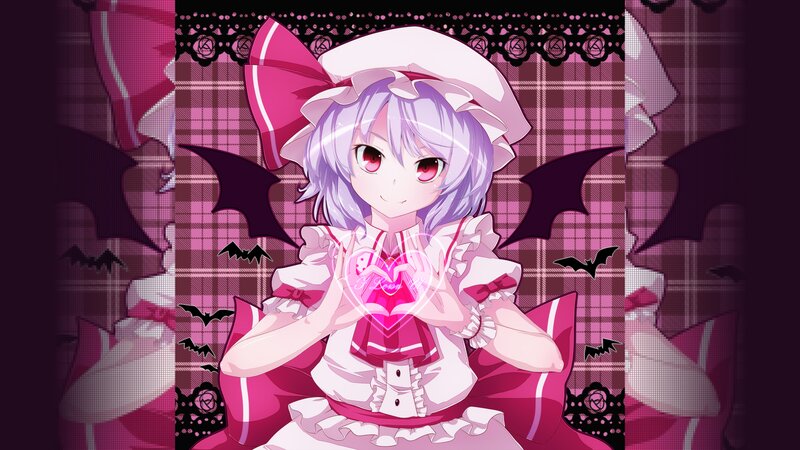 Anime Girl with Bat Wings — Pink, Playful