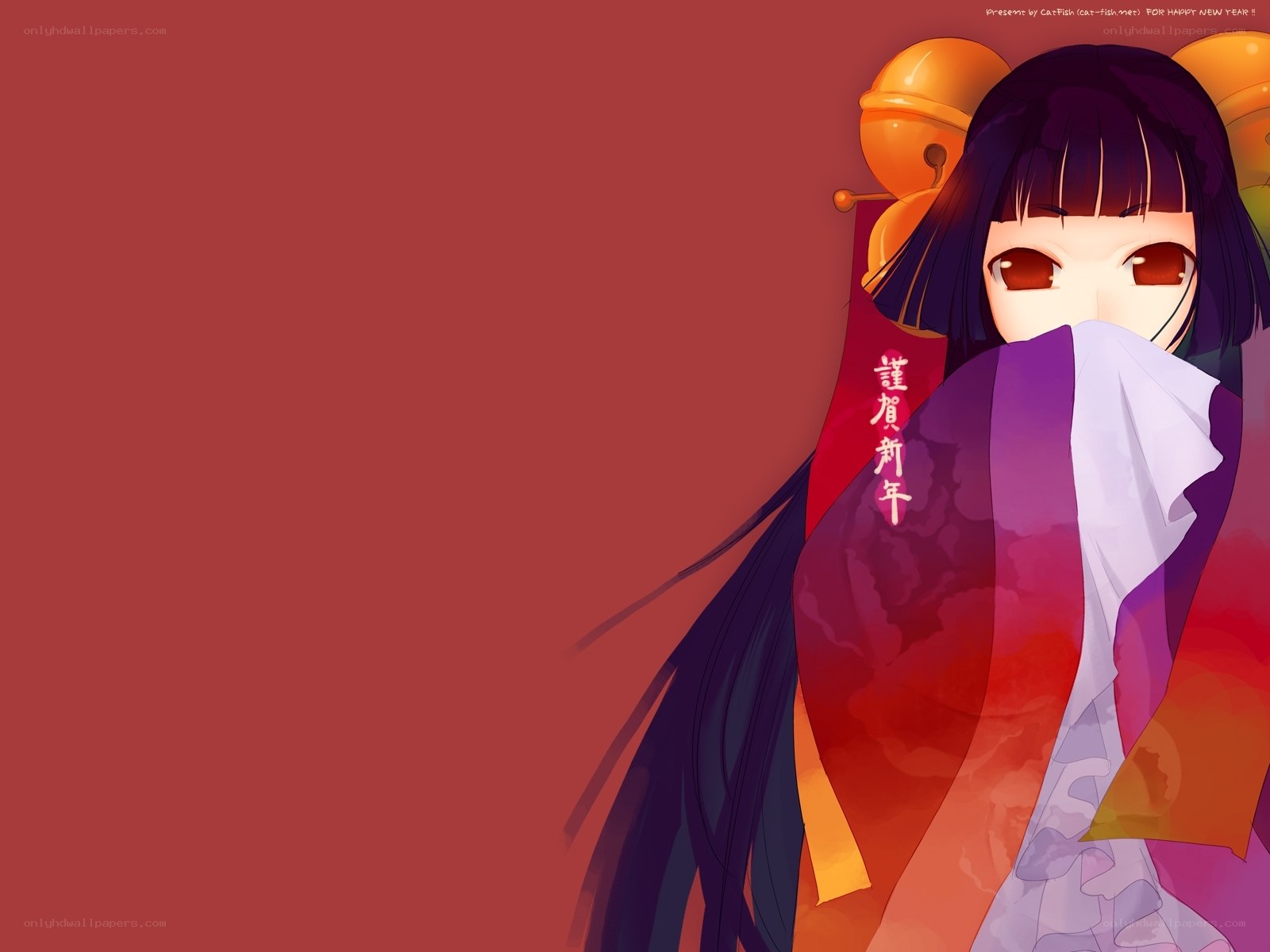 anime girl with bell