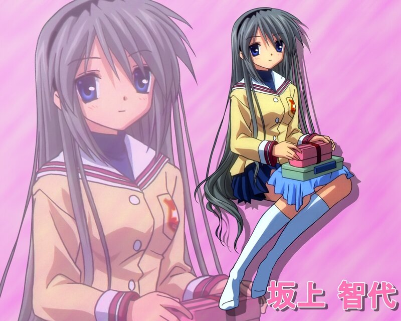 Anime girl with bento box