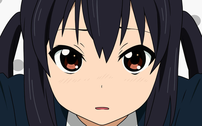 anime girl with big eyes