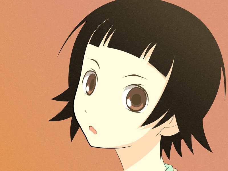 anime girl with big eyes