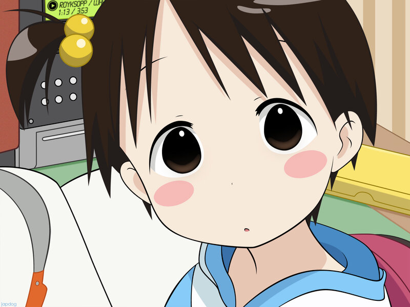 anime girl with big eyes