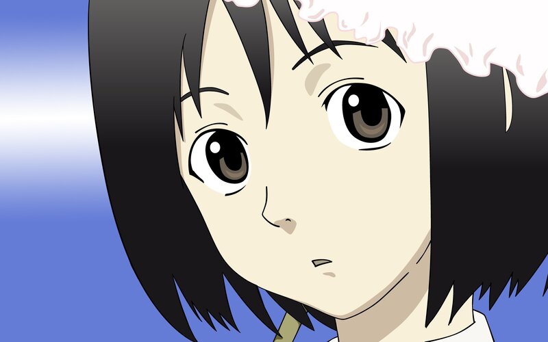 anime girl with big eyes
