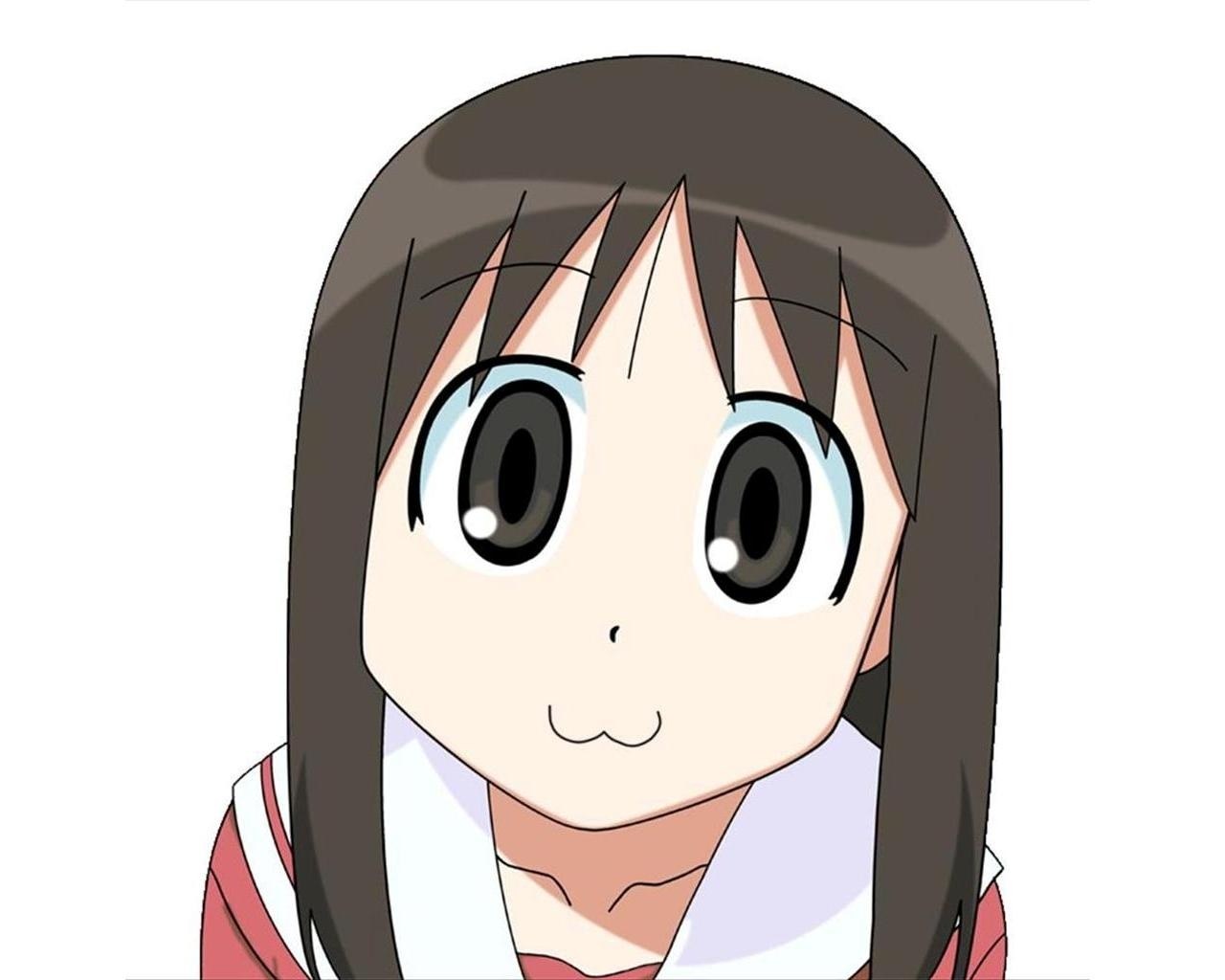 anime girl with big eyes
