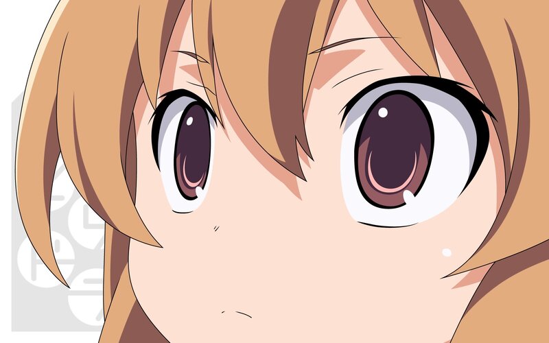 anime girl with big eyes