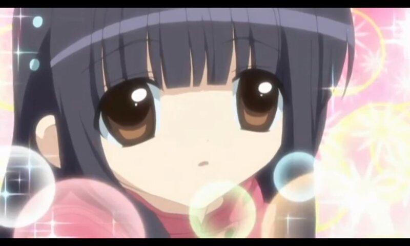 Anime Girl with Big Eyes — Pink
