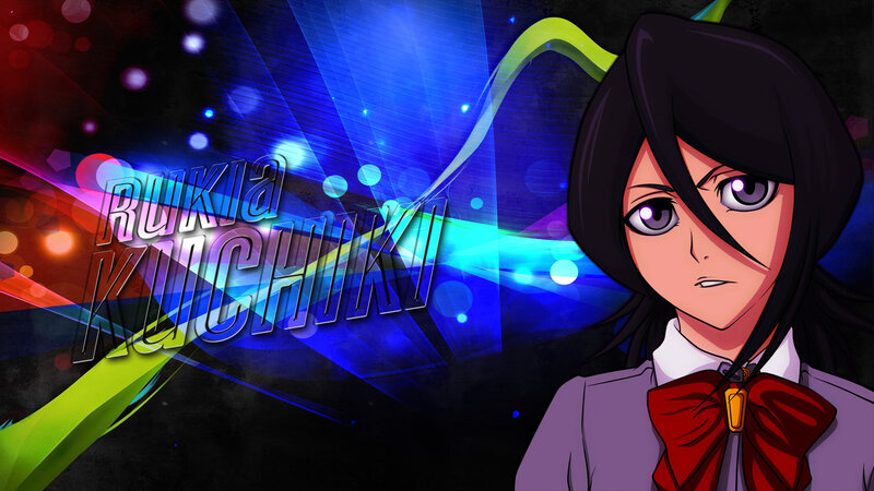 Anime Girl with Black Hair — Blue, Dramatic, School Uniform, Text Overlay